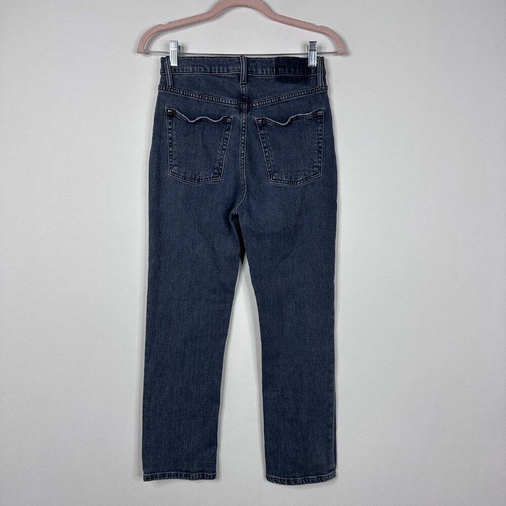 The Great The Straight A Cropped Jeans High Rise Button Fly Indigo 25 #A1228 - Picture 6 of 10